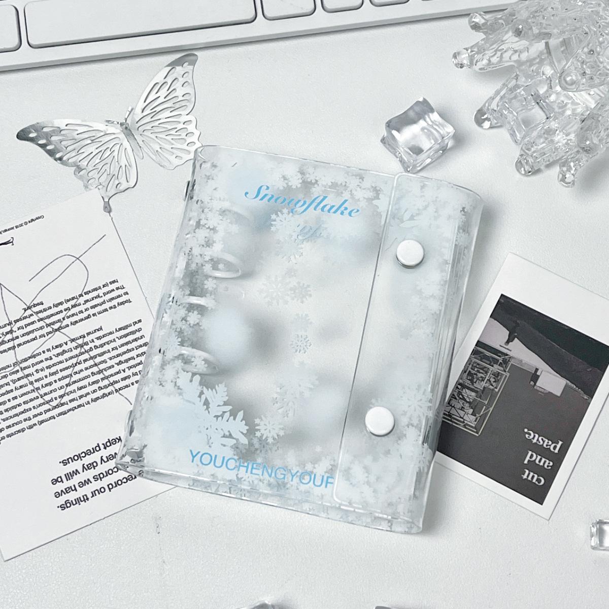 

Кольцевой скоросшиватель серии M5: Высокопрозрачный ПВХ журнал, трехсекционный мини-фотоальбом и держатель для карточек для наблюдения за звездами