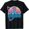 Funny Lobster Retro Say No To Pot T-Shirt