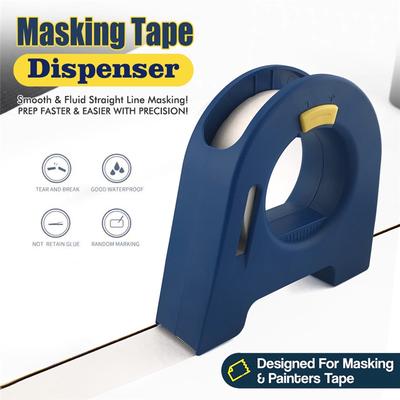 Outil applicateur de ruban de masquage, Distributeur manuel de ruban papier pour peinture murale, Aide au calfeutrage, Outil DIY pour rénovation de maison à l'automne