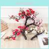 Artificial Flower Bonsai Plum Tree With Silk Flowers For Home Decor And Photography Props