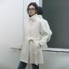 High Neck Belted Half Coat Ar4wta70