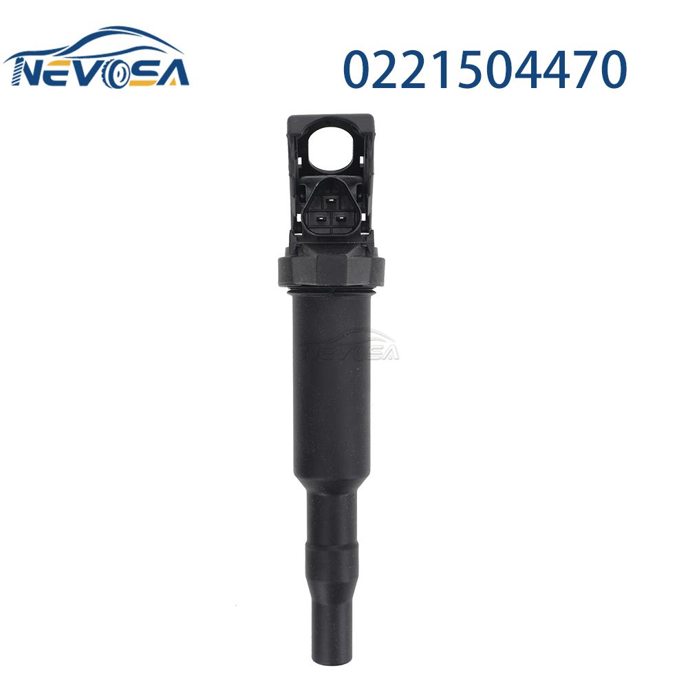 NEVOSA Ignition Coil 12138616153 12137594596 0221504470 For BMW E60 E61 F10 F18 F11 E39 F07 520I 523I 525I X3 X5 Z4 0221504470