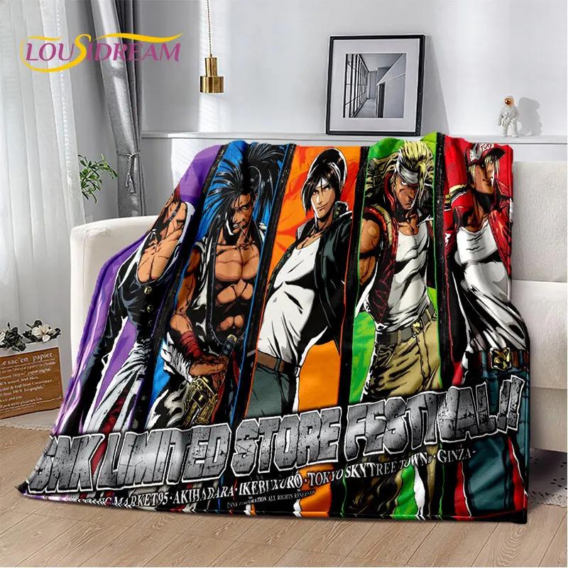 King of Fighters Retro Game Gamer Soft Plush Blanket,Flannel Blanket Throw Blanket for Living Room Bedroom Bed Sofa Picnic Cover