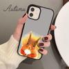 Cartoon Animal Squirrel Phone Case for iPhone 17 Air 15 16 16e 11 12 13 14 Pro Max Plus coque Fundas Shell