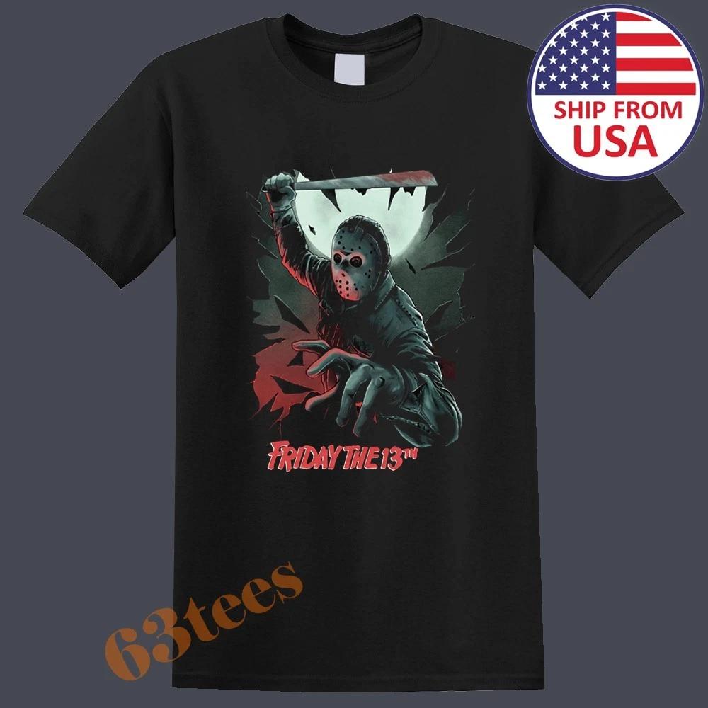 Friday The 13th Jason Movie Men s Black Size S to 5XL S