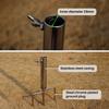 Fishing Holder Umbrella Ground Spike Foldable Beach Stand Outdoor Garden Parasol Insert Plug Pole Windproof Umbrella