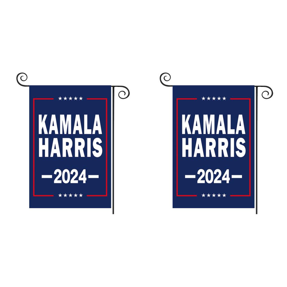 1-5Pc Kamala Harris 2024 Bandeira de jardim com cores vivas Bandeira Kamala Harris Bandeira de quintal Kamala Harris para eleição presidencial americana