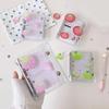 Colorful Transparent Binder Loose Cover Journal Sketchbook Office Supplies Accessories