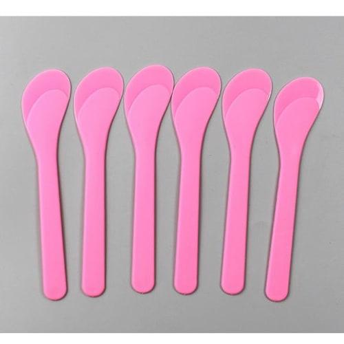 Wopanxye 100-Piece Set of Disposable Spatulas for Cosmetics, Creams, DIY, Portable Storage, Cosmetic Spoons, Skincare Tools, Travel Accessories, 100 P