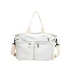Large Capacity Corduroy Shoulder Bag for Women – Multi-Pocket Tote with Zipper Compartments and Stylish Design