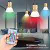 16 Farben RGB Glühbirne LED Mehrfarbige Glühbirne E27 220V Haushaltsbeleuchtung Dimmbar 24 Tasten Fernbedienung Smart Lampe Atmosphärenlicht