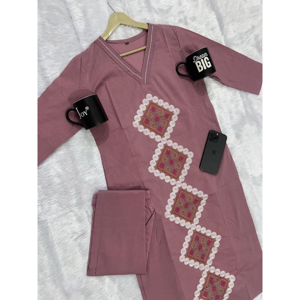 Women Office Wear Ethnic Kurti Pant Set Indian Bollywood Top Tunic Kurta Set