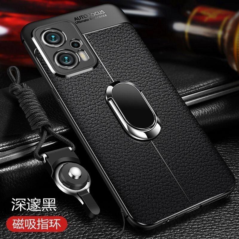 Magnetic Case For Xiaomi Poco F5 Pro X5 X4 GT Holder Ring Phone Back Cover Luxury TPU Soft Silicone Protection Shockproof Bumper