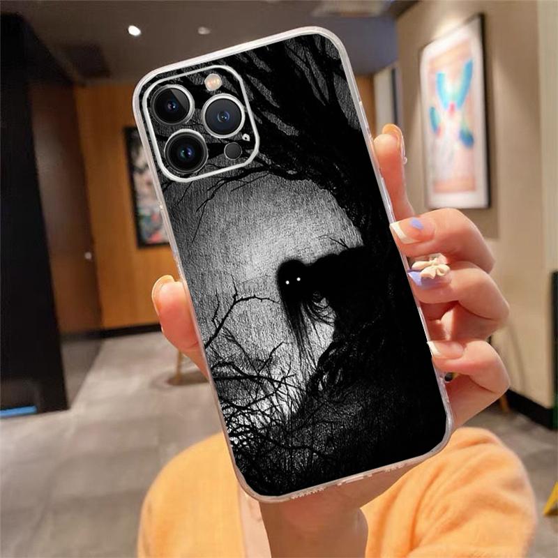 

Phone Case For iphone 17 Pro Air 17ProMax 16 15 14 13 Pro Max 16 15 14 13 Pro 15Plus horror Ghost Girl Art iphone 15Pro