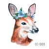 Adesivi Tatuaggio Cartoni Animati Animali Adorabili: Design di Gattini, Cuccioli e Coniglietti Carini