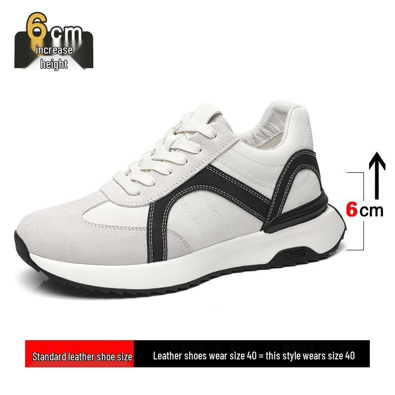 

Мужские повседневные кеды для скейтбординга в корейском стиле с увеличением роста на 8 см 42