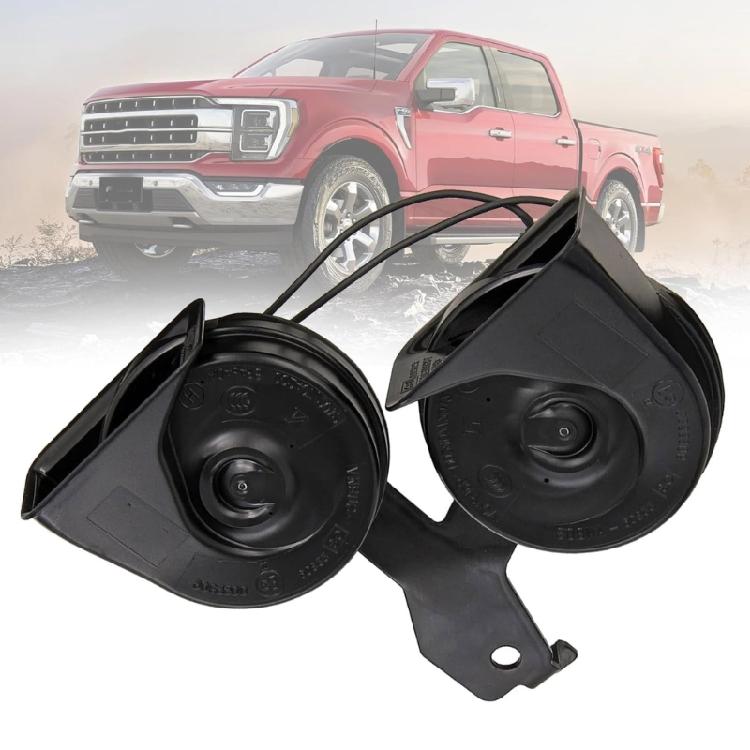 Replacement Horn System 9L3Z-13832-A Clear Sound Horn Assembly Automotive Horn Upgrades for Enhances Driving Safety