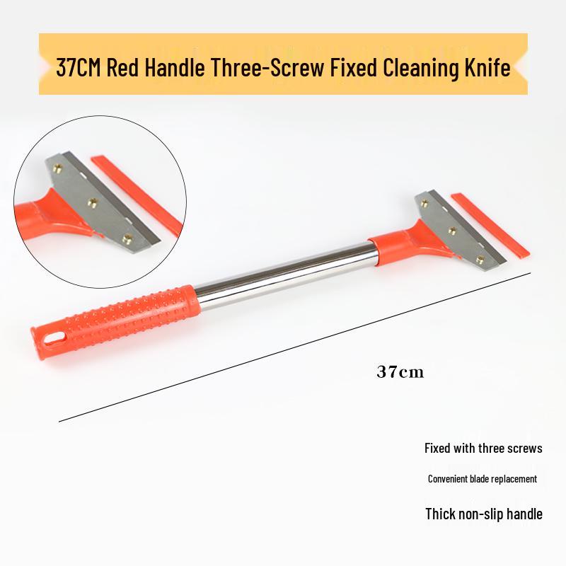 Multi-functional Cleaning Tool: Aluminum Alloy Scraper for Glass, Putty, and Grout Removal