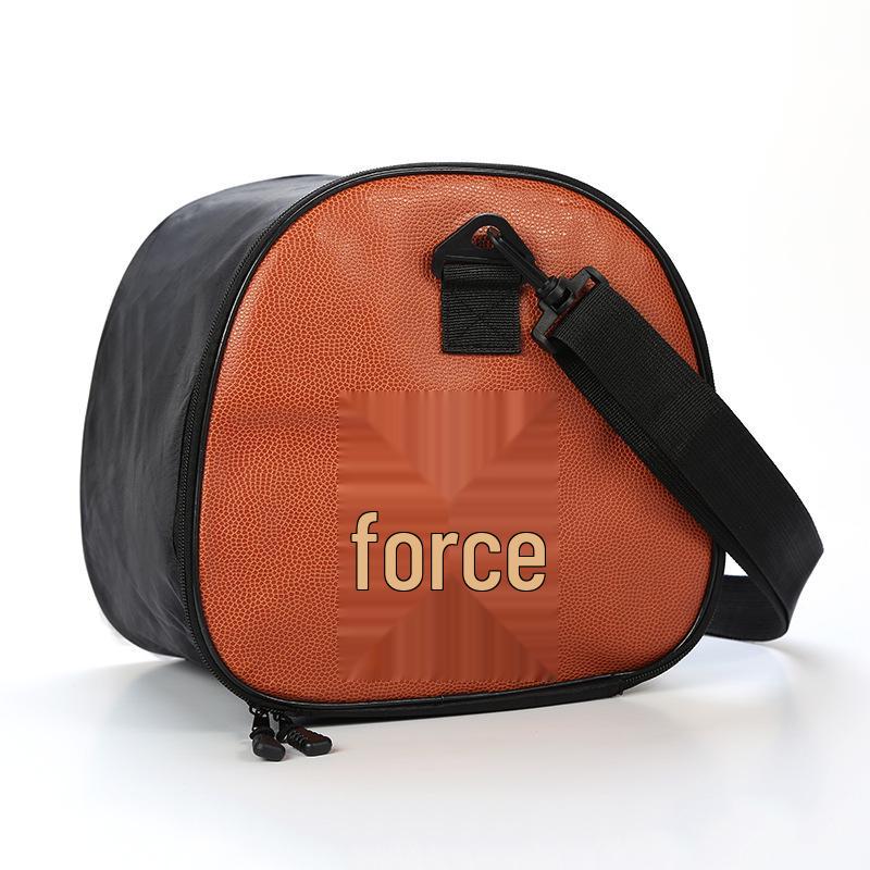 Spot PU Basketball & Soccer Ball Oxford Cloth Crossbody Storage Bag for Outdoor Training