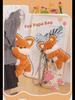 Plush Fox Crossbody & Coin Purse for Girls - One-Shoulder Design