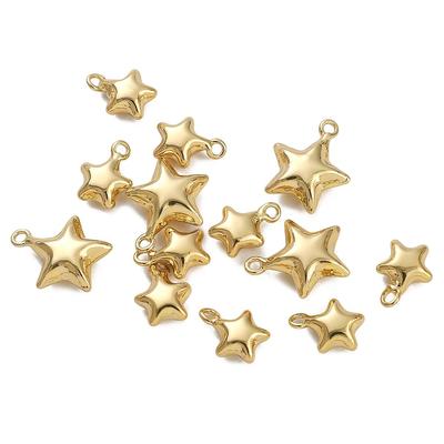 1 colgante de estrella de cobre para pulsera, collar, pendientes, accesorios para hacer joyas DIY