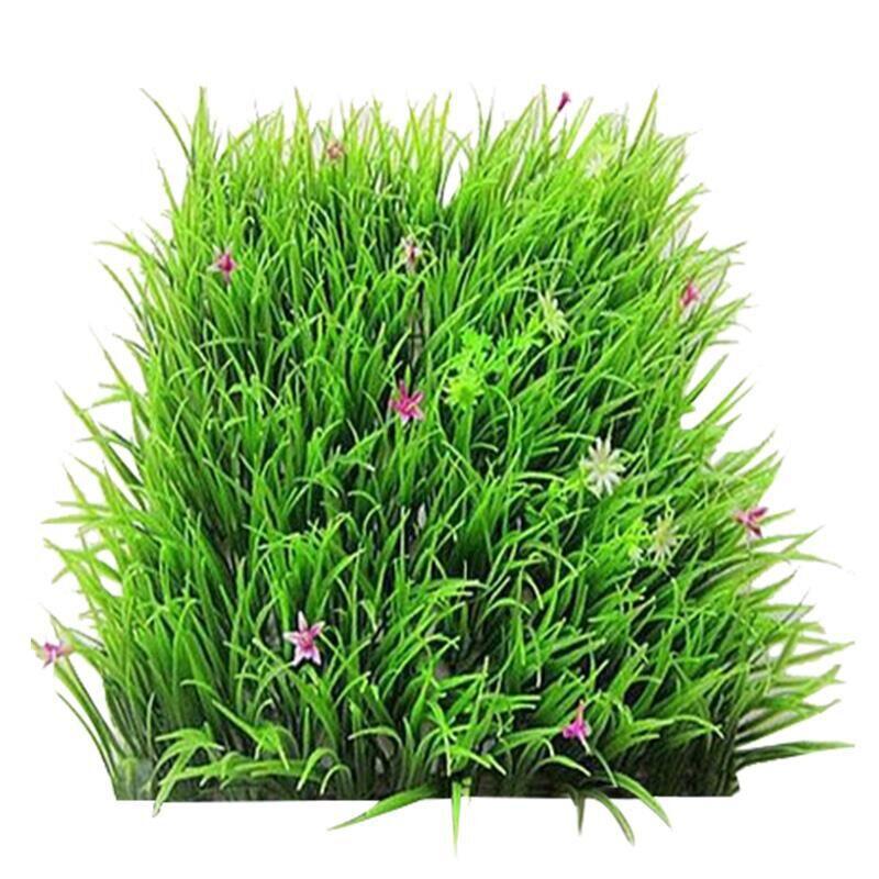 Artificial Greenery Wall: High Grass Turf for Indoor Balcony & Window Display