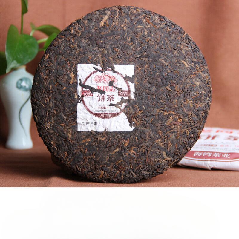 2023 Laotongzhi 9978 Yunnan Old Comrade Haiwan Puer Спелый чай Пуэр 357г/12.59унц. — фото 7