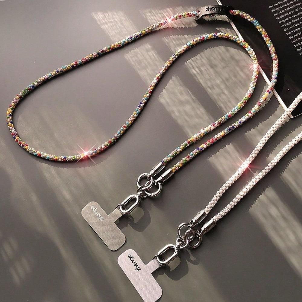 Crossbody Mobile Phone Lanyard Women's Outdoor Long Travel Mobile Phone Chain Bag Lanyard