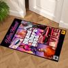 Grand Theft Auto Customize Text Floor Mat Perfect for Kitchen Bedrooms Game Room Living Rooms Anti-slip Rug Decorate Offices