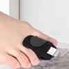 Hammer Toe Corrector Claw Fixation Aluminum Plate Toe Stabilizer for Children Adults Black