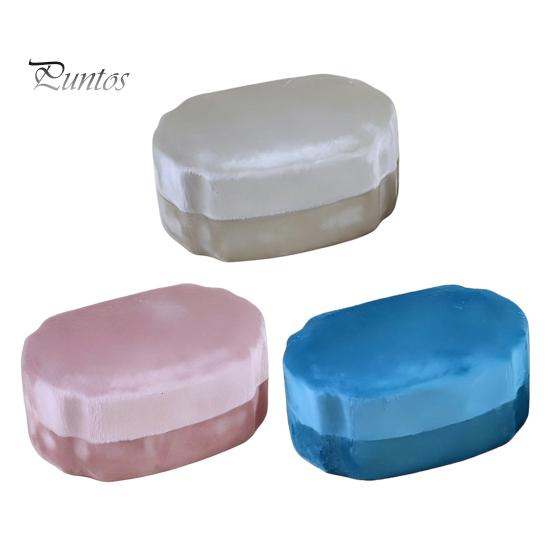 Wedding Souvenir Jewelry Box Velvet Mini Ring Box, Multi Slots Soft Inner Organizer, Portable Case for Travel Oval Shape Storage Proposal Engagement
