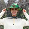 Camouflage Beekeeping Hat with Face Net - Anti-Mosquito Bee Protection Tool