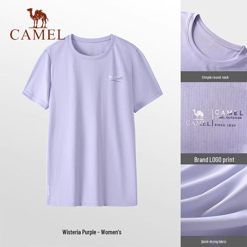 CAMEL Women s Quick-Dry Honeycomb T-Shirt S