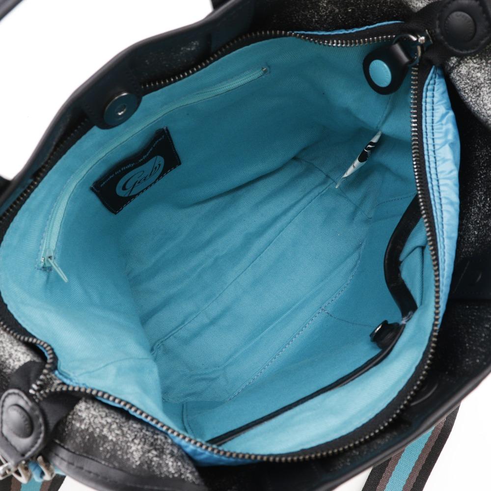 Gabs 2WAYShoulder Handbag Black / Blue PVC Women Used