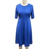 Church Dress for Women Short Sleeve A Line Teacher Work Dress Casual Knee Length