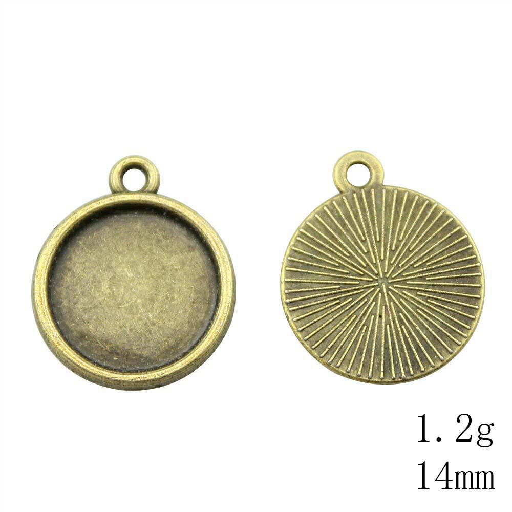 Back To School Jewelry And Accessories Fit Round 16mm Glass Cabochon Base Setting Tray Accessories Parts Items Accessories Accessories