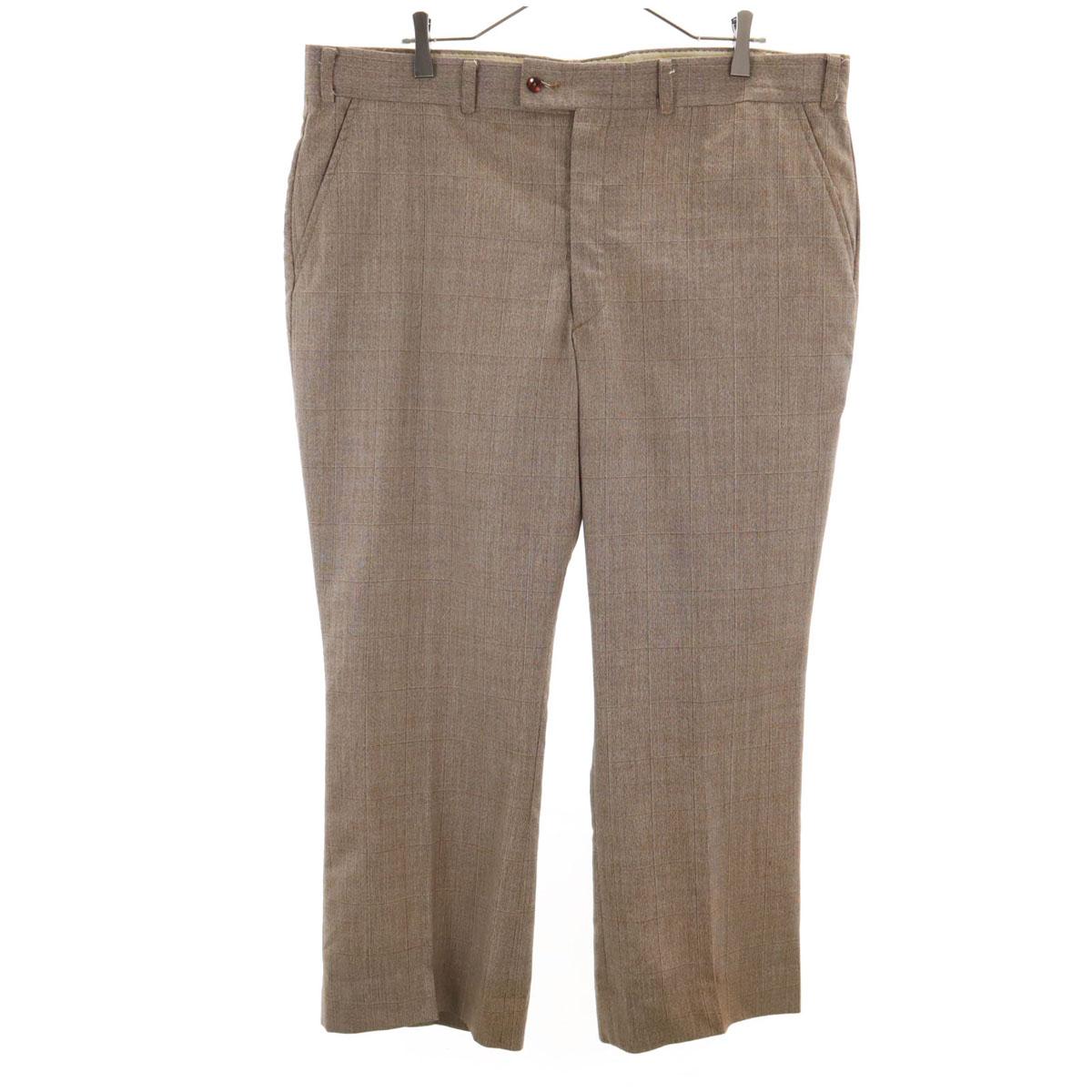 

ВИНТАЖНЫЕ Брюки Клетчатые Коричневые Мужские Б/У 70-е 80-е