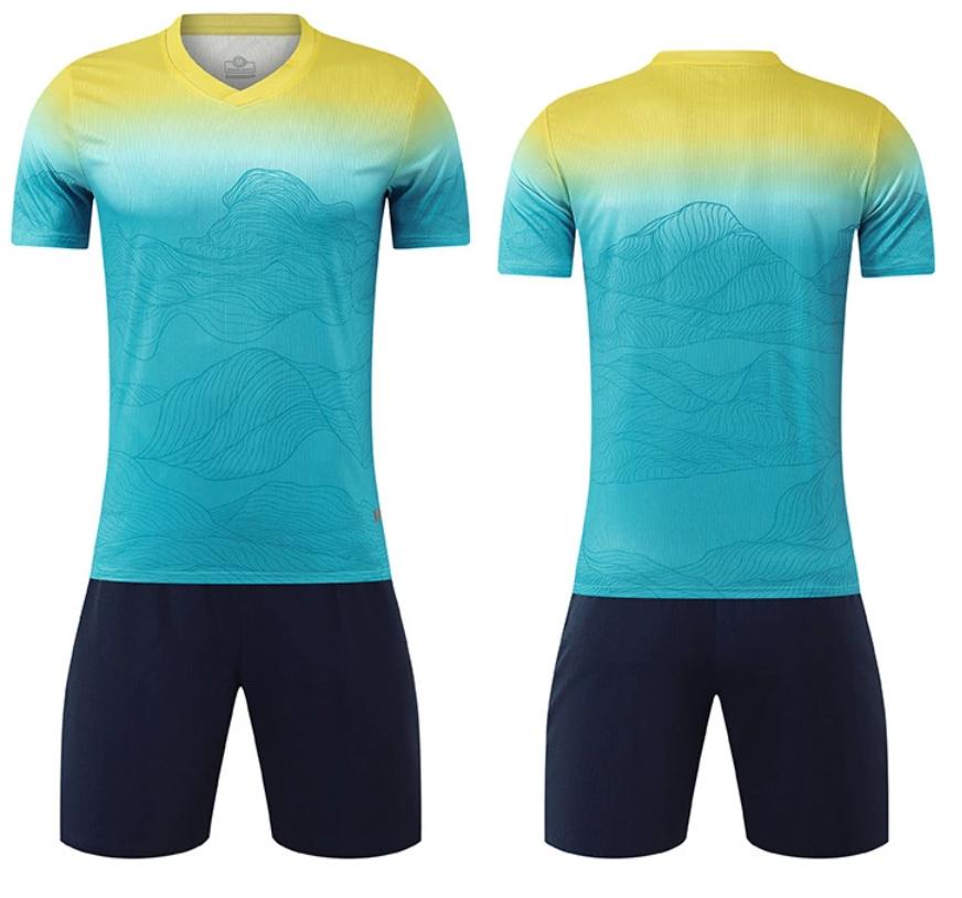 Custom OEM Soccer Jersey Set for Adults - High Quality Football Kits with Team Logo Printing, Multiple Sizes Available