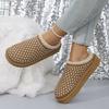 Fashion Women's Cotton Slippers Winter New Fashion Rhinestone Thicken Warm Home Shoes Lightweight Comfortable Outdoor Non Slip Flats