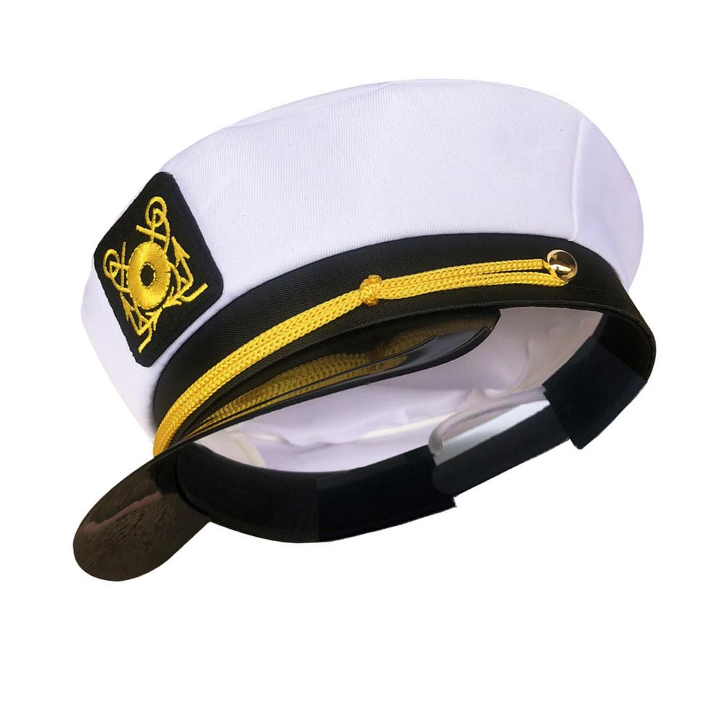Sailor Captain Hat for Stage Sailor Party Cosplay Costume Masquerades Captain Hat for Halloween Party
