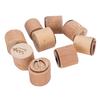9PCS Animal Pattern Stamps Sandal Wood Multifunctional Decorative Animals Print Stamps for Scrapbook