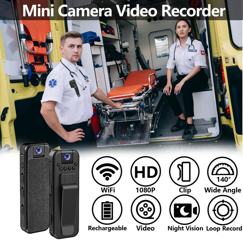 1080P HD Wearable Voice Recorder & Camera for Cycling and Law Enforcement