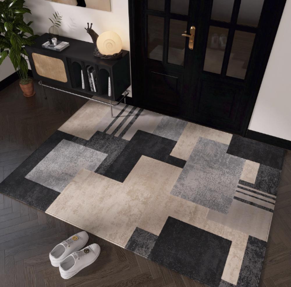 Floor Mat for Entry Door Carpet for Entryway Door Mat for Entry Soiled Mat Retro Door Mat for Soiled Floor Mat