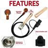 3500043 Engine Block Immersion Heater for Fo-rd Mer-cury Lin-coln Interna-tional Cater-pillar De-troit Die-sel Ni-ssan 3/4" NPT Thread 120 Volts 1000