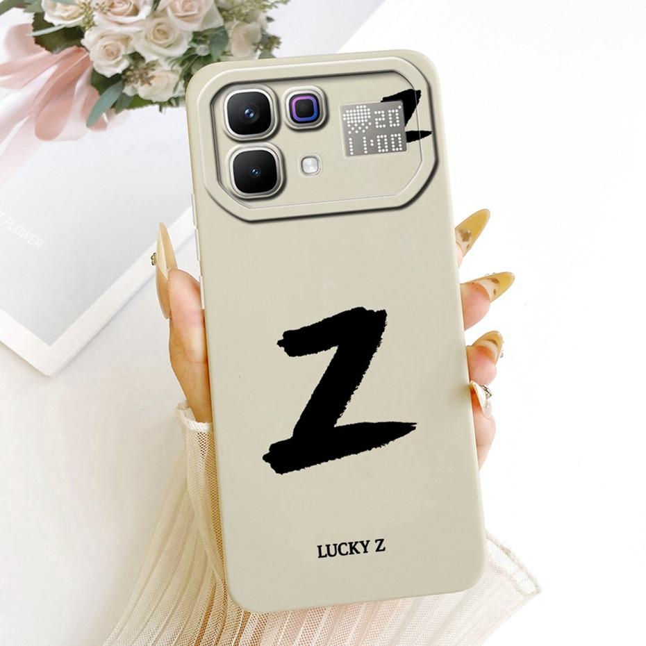 New Fashion Letter Phone Case For Infinix Note 60 Pro X6878 X6879 Soft Silicone Cases For Infinix Note 60 5G Note60 Pro Bumpers