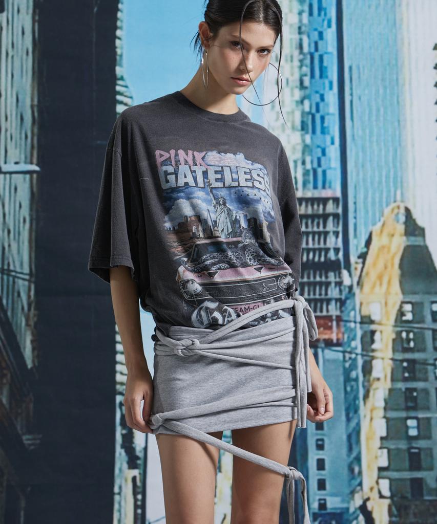 Geiteuliseu Double Mini Skirt