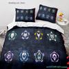 Gaming Valorant Bedding Set Single Twin Full Queen King Size Bed Set Aldult Kid Bedroom Duvetcover Sets 3D Print Anime 034