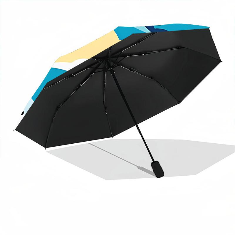 1pc Dolphins Ocean Automatic Opening/Closing Folding Umbrella with 8 Ribs,Windproof Portable Sunshade Umbrella Holiday gift yy260401081