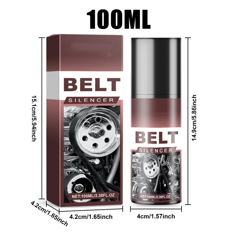 Squeaking Belt Noise Spray Drive Belt Lubricant Engine Belt Silencer Truck Belt Lubricant Spray Belt Friction Reducer Spray For