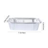 FRCOLOR Square Aluminum Foil Trays for BBQ Food Outdoor Kitchen Serving Trays 20-Pack Grills, Safe, Parties, Cooking, Grilling,